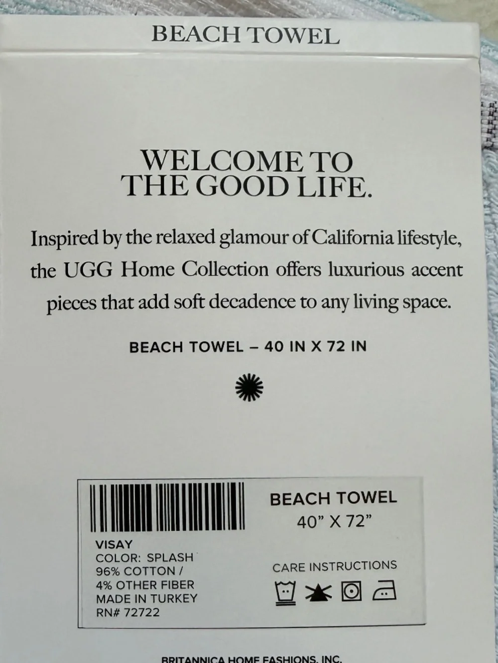 UGG Visay Striped Beach Towel 40